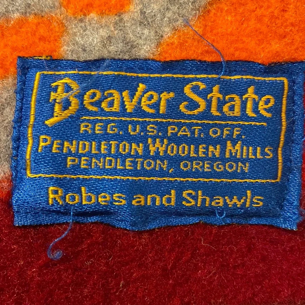 Beaver state Pendleton wool blanket